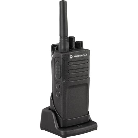 Talkie-walkie PMR Motorola XT420 – 16 canaux – Portée 9 km – Autonomie 20 heures – Puissance 500 mW – IP55 pour environnements variés - V741141