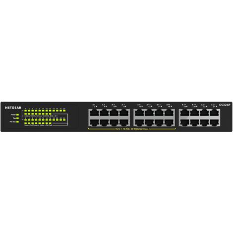 Netgear GS324P - Switch - unmanaged - 16 x 10/100/1000 (PoE+)