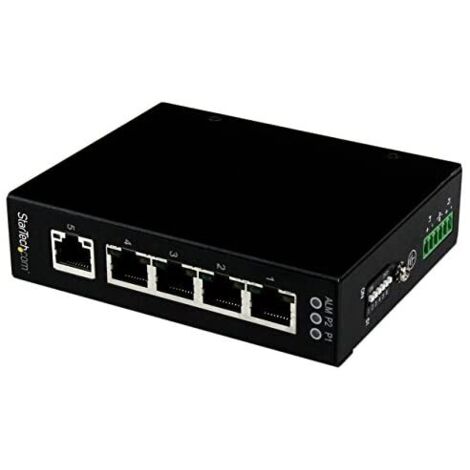 StarTech.com IES51000 commutateur réseau Non-géré Gigabit Ethernet (10/100/1000) Noir (1/4)