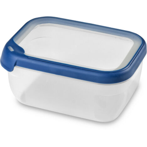 Grand chef eco line récipient rectangulaire transparent/bleu 1,8L Curver