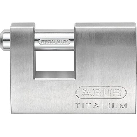 Abus – Cadenas à clé Titalium rectangulaire 70 mm – Sécurité optimale pour environnements exigeants – Conception robuste – Normes industrielles
