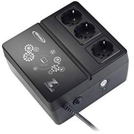 Onduleur Z1 Zenergy Cube EX 600 VA, 3 prises secourues (1/7)