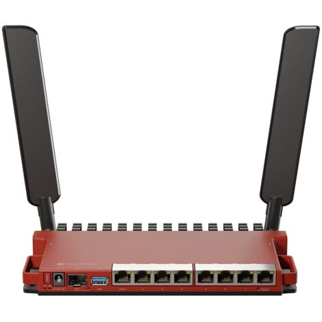 Routeur sans fil Mikrotik L009UiGS-2HaxD-IN Gigabit Ethernet mono-bande (2,4 GHz) rouge (1/4)