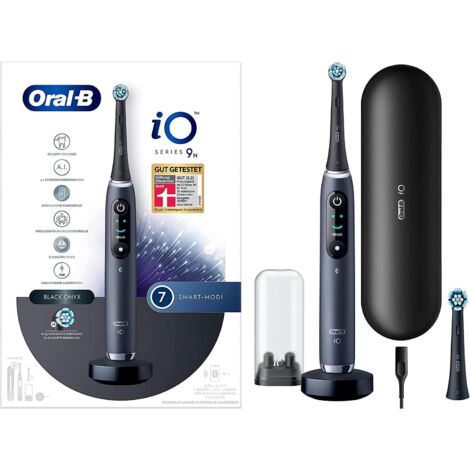 Braun Oral-B OralB Toothbrush iO Series 9N + extra brushead black Schwarz onyx (408666) (1/10)