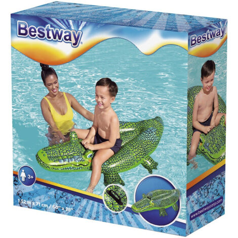 Matelas de bain buddy crocodile ride on 152m x 71cm (1/10)