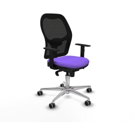 Chaise bureau ergonomique Jorquera lila Piqueras y Crespo avec accoudoirs