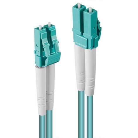 LINDY 46401 fibre optique FO Câble de raccordement 40.00 m bleu [1x LC mâle - 1x LC mâle] 50/125 µ Multimode OM3 C236411 (1/4)