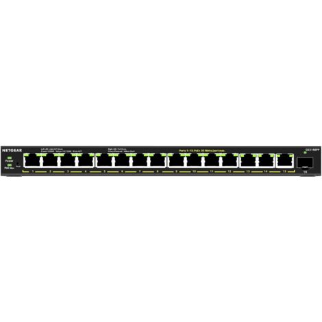 Switch réseau RJ45/SFP NETGEAR GS316EPP 16 ports 1 GBit/s fonction PoE R721782