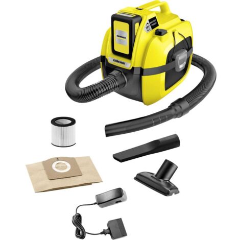 Kärcher – Aspirateur à main sans fil 18V – Autonomie 10 min – Réservoir 7L – Filtre à cartouche pour saleté sèche et humide (1/5)
