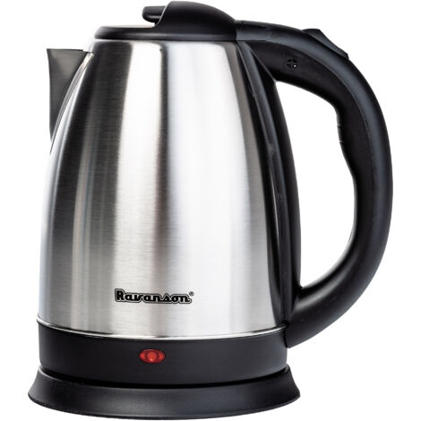 Ravanson cb-7015 bouilloire électrique 1,8 l 1800 w noir, acier inoxydable (1/2)