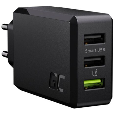 Green Cell CHARGC03 chargeur d'appareils mobiles Universel Noir Secteur Charge rapide Intérieure (1/4)