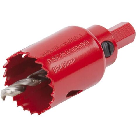 Scie Couronne Bim Complete Avec Adaptateur Et Foret Pilote ø35mm 5467000 Wolfcraft