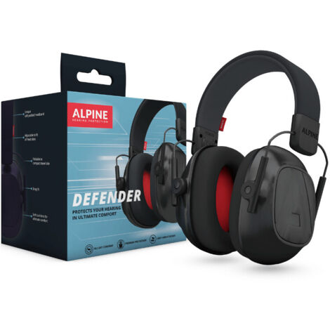 Alpine Defender - Casque anti-bruit adulte 26dB (1/4)
