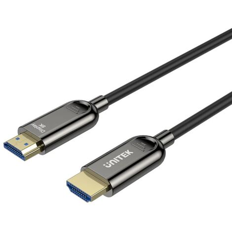 Câble optique HDMI UNITEK 2.1 AOC 8K 120 Hz 20 m (1/2)