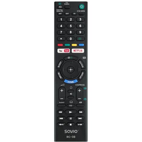 Savio RC-08 télécommande TV Appuyez sur les boutons (1/4)
