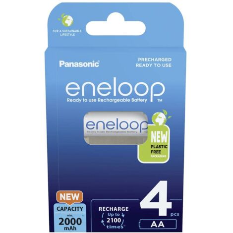 Pile rechargeable LR6 (AA) NiMH eneloop eneloop HR06 2000 mAh 1.2 V 4 pc(s) X926472 (1/10)