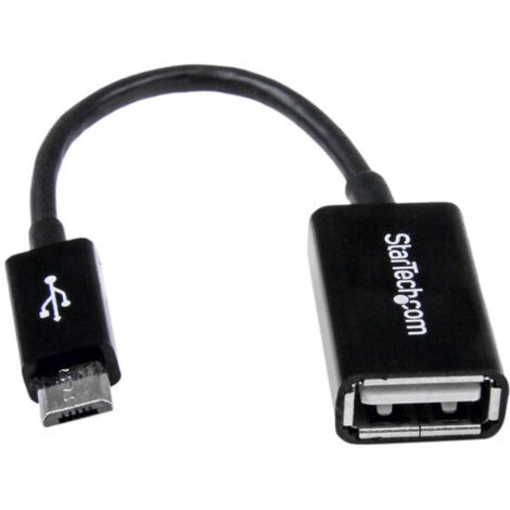 MICRO USB MALE TO USB FMALE OTG HOST CABLE ADAPTER (1/2)