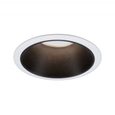 Spot encastré Cole Paulmann IP23 GU10 Blanc, Noir mat