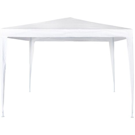 Aktive gazebo carré de jardin en plastique blanc