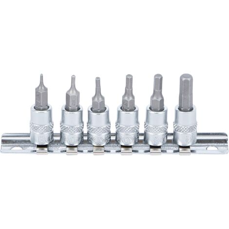 Jeu de douilles BGS 4026947051512 chrome 6 pièces 6 3 mm (1/3)