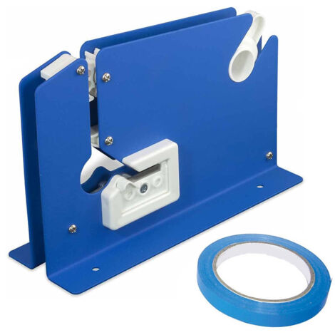 Machine de fermeture sacs Geko métal bleu 20 cm robuste (1/3)