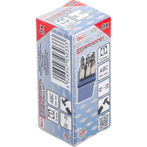 BGS Chiffres à enfoncer 3 mm - 3033