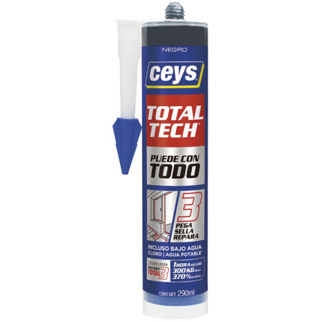 Adhésif scellant Ceys silicone noir 290 ml pack 1 (1/2)