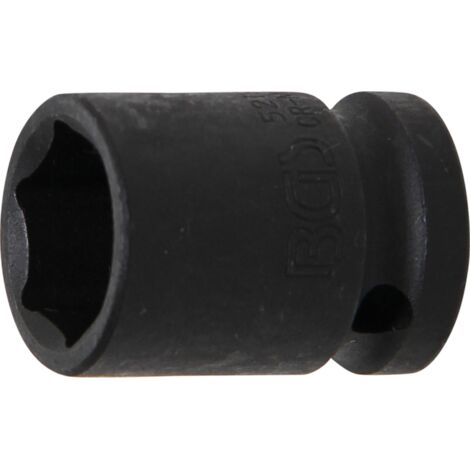 BGS TECHNIC - DOUILLE À CHOC 19MM 1/2'' COURTE HEXAGONALE (1/4)