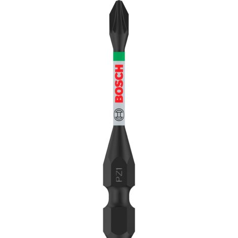 Embout a impact Pozidriv PZ1 55 mm 2 pces Bosch - 2608522543