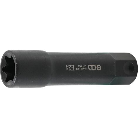 Douille clé bgs technic profil e 22 mm longueur 100 mm (1/2)