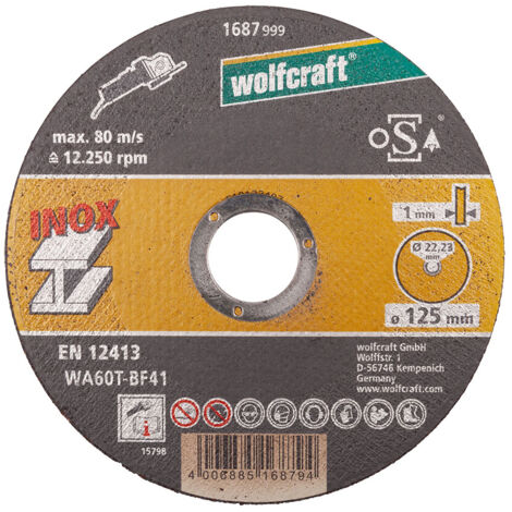 Disques de coupe craft 125 mm métal pack de 10 (1/6)