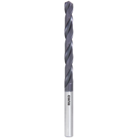Foret métal ruko 10 mm 133 mm gris carbure tungstène (1/5)