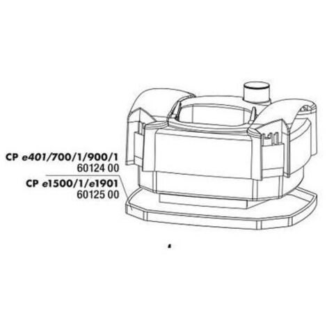 Joint étanchéité aquarium JBL E700 E900 noir 11.4 cm