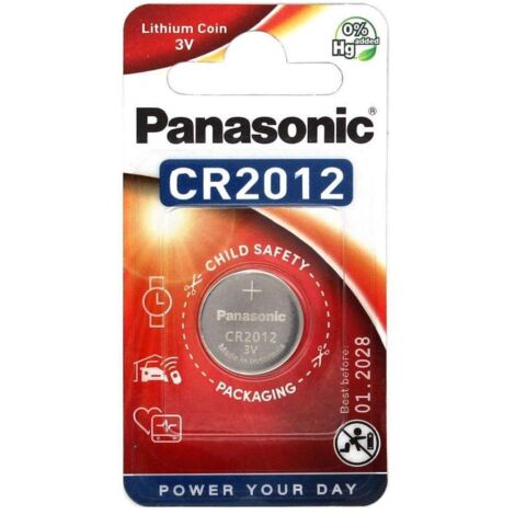 Panasonic - Pile bouton lithium blister CR2012 PANASONIC 3V 55mAh (1/2)