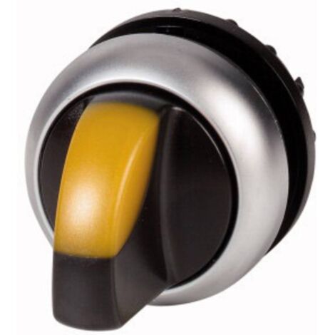 Eaton 284396 M22-WLKV-Y Bouton sélecteur collerette plastique levier noir 1 pc(s) (1/4)