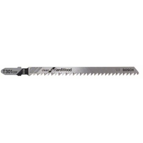 Lames de scie Bosch T 301 CDF métal 117 mm 5 pièces