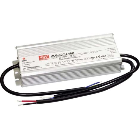 Alimentation mean well HLG 320H 48B argent 321 watts
