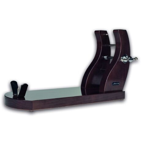 PORTE-HAM - Arcos 683200 Porte-ham en bois de wengé, 50X19X28 cm. Support à jambon en bois de pin laqué, complément parfait pour nos couteaux à jambon. (1/3)