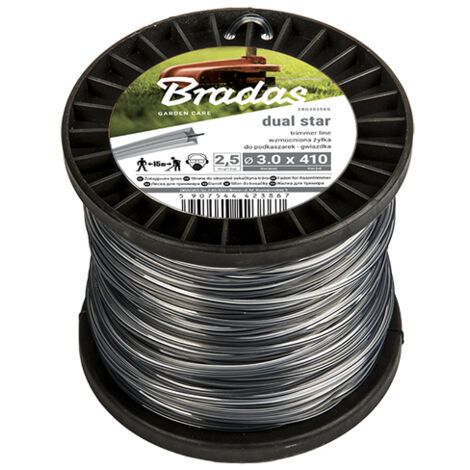 Serre-fils et serre-plantes ZRG20100S en plastique – Fil végétal plastifié – Diamètre 2 mm pour fixation précise – Lien pour végétaux – Bradas
