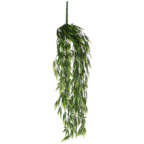 Bambou suspendu couleur verte ø15x80cm (1/2)