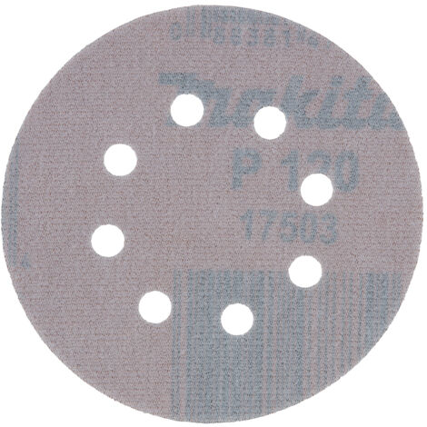 Papier de verre Makita D-65850 grain 120 diamètre 125 mm (1/4)