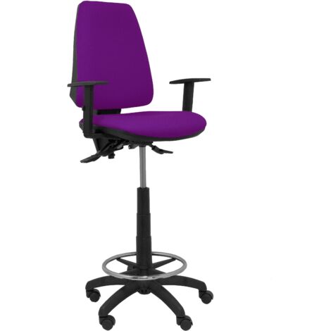 Elche S tabouret bali violet avec accoudoirs réglables (1/2)