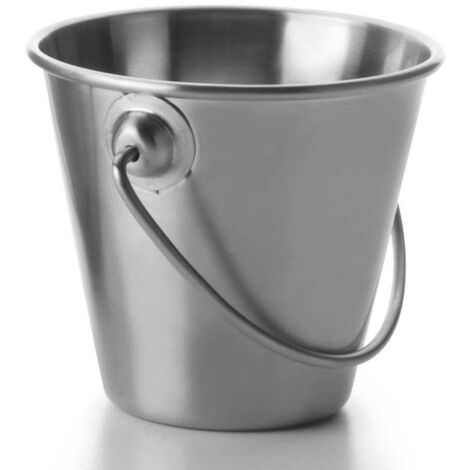 ibili Mini seau argenté compact et élégant inox (1/2)