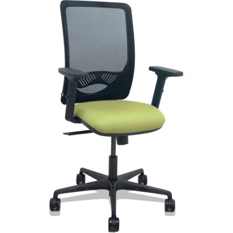 piqueras-y-crespo Silla Zulema chaise bureau vert olive (1/2)