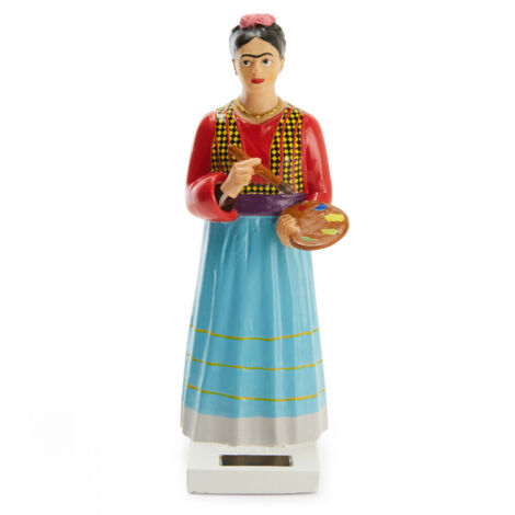 Figurine solaire Frida kahlo Kikkerland Multicolore (1/5)