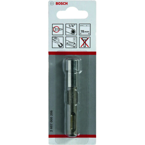 Porte-embouts universel Bosch, avec tige de fixation SDS plus, 1/4, 78 mm, 11 mm - 2607000206 (1/7)