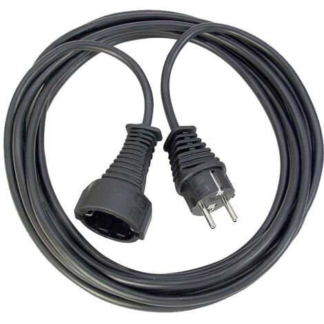 brennenstuhl Verlängerungskabel H05VV-F 3G1,5 1165440 5m schwarz (1/2)