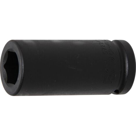 Douille longue à choc BGS Technic argentée 22 mm (1/4)