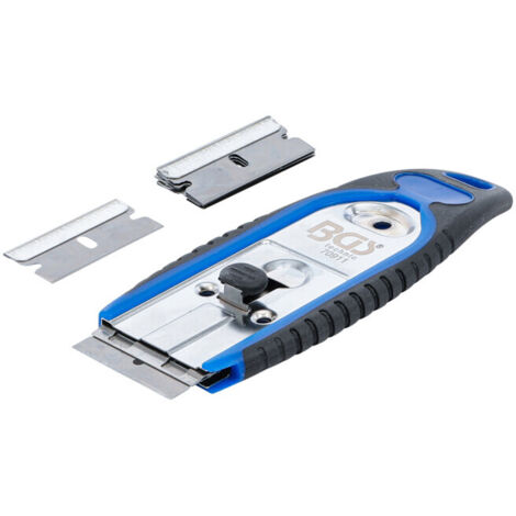 Grattoir d étiquettes bgs technic 6 lames noir 140 mm (1/5)