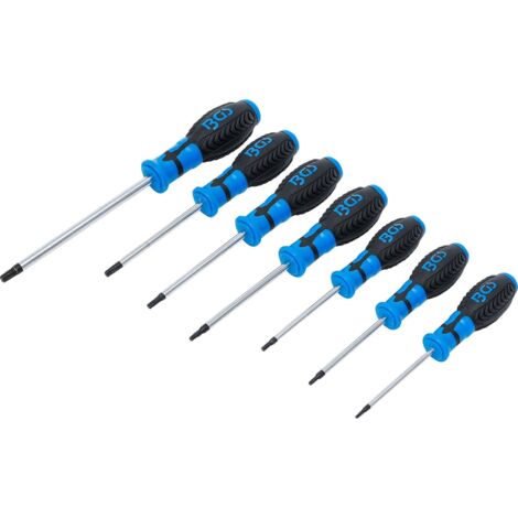 Jeu de tournevis Profil T (pour Torx) avec perçage T10 - T40 7 pièces (1/4)